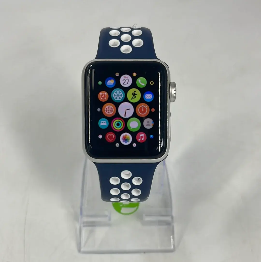GPS Only Apple Watch Series 3 38mm Silver Aluminum A1858 | eBay