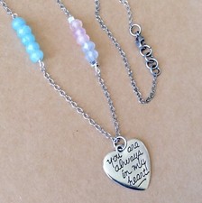 NEW SILVER 925 AQUAMARINE PINK QUARTZ SUNDANCE CHARM NECKLACE Handmade artisan