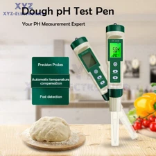 YY-1030 Food PH Meter Thermometer Electrode Soil PH Test Pen Acidity Tester