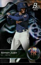 2023 Bowman Platinum #TOP-56 Simon Juan Top Prospects