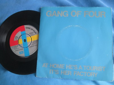 Gang Of Four At Home He's A Tourist / It's Her Factory 2956 UK 7'' Vinyl Single 