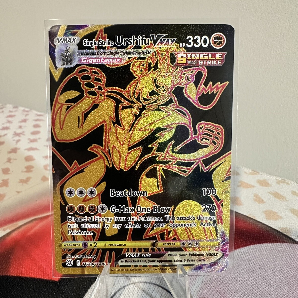 pokemon card value single strike urshifu vmax Rapid & V - 088/163 -Battle Styles Max One Blow (270) Discard all Energy from this Pokémon Single Strike Urshifu VMAX 088/163