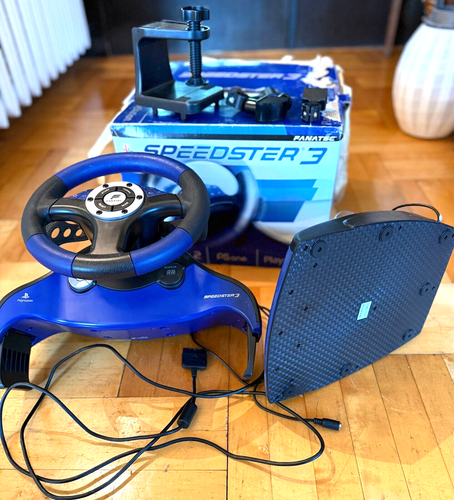 Fanatec Speedster 3 Lenkrad + Pedale - Playstation 2 PSone Playstation 1 - Imagen 12 de 15