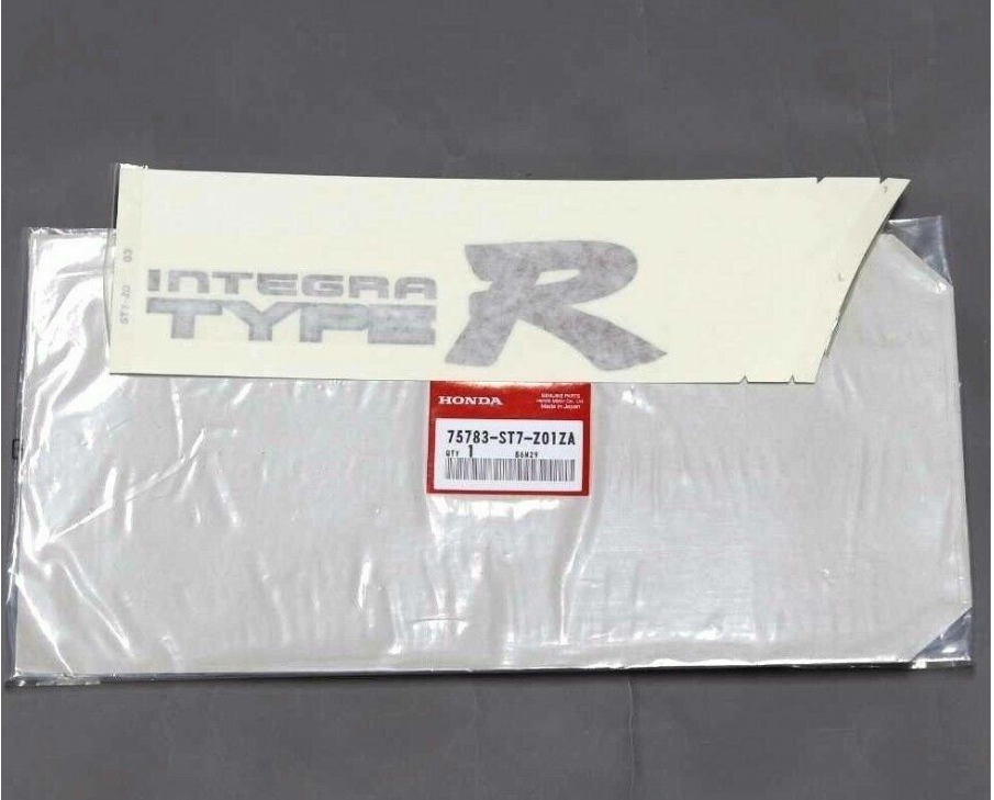 HONDA ACURA GENUINE 94-01 Integra DB8 DC2 TYPE-R Sticker Decal Set