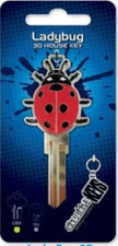 Lady Bug 3D House Key Blank - LW4 Keyway - Ladybug - Beetle - Keys - Gifts