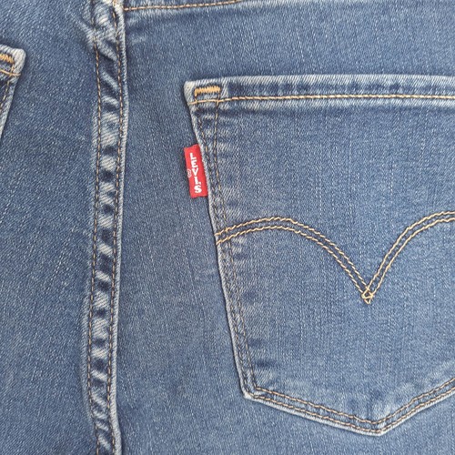 Levi's Premium 724 hohe gerade Damenjeans Größe W26 L28 blau Stretch - Bild 15 von 19