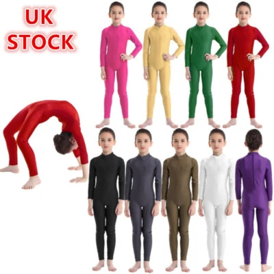 IIXPIN Kid's Girls Turtle Mock neck Full Body Leotard Costumes Jumpsuit Zentai Cat-suit