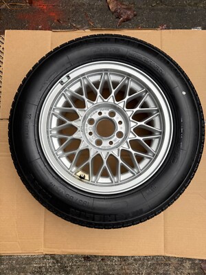 BMW E30 Spare FACTORY OEM RIM & TIRE 318,320,325,M3,COUPE-SEDAN-VERT-TOURING NEW