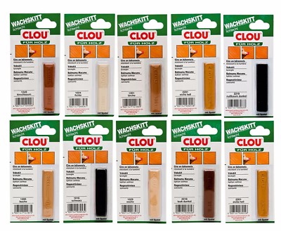 Clou Holz Wachskitt Holzkitt Holzwachs Holz Kitt Wachs Farbwahl Holzpaste