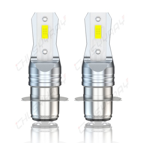 For Kawasaki KFX450R 2008-2011 KFX400 2005-2006 LED P15D H6M Headlight Bulbs 2pc - Foto 3 di 13