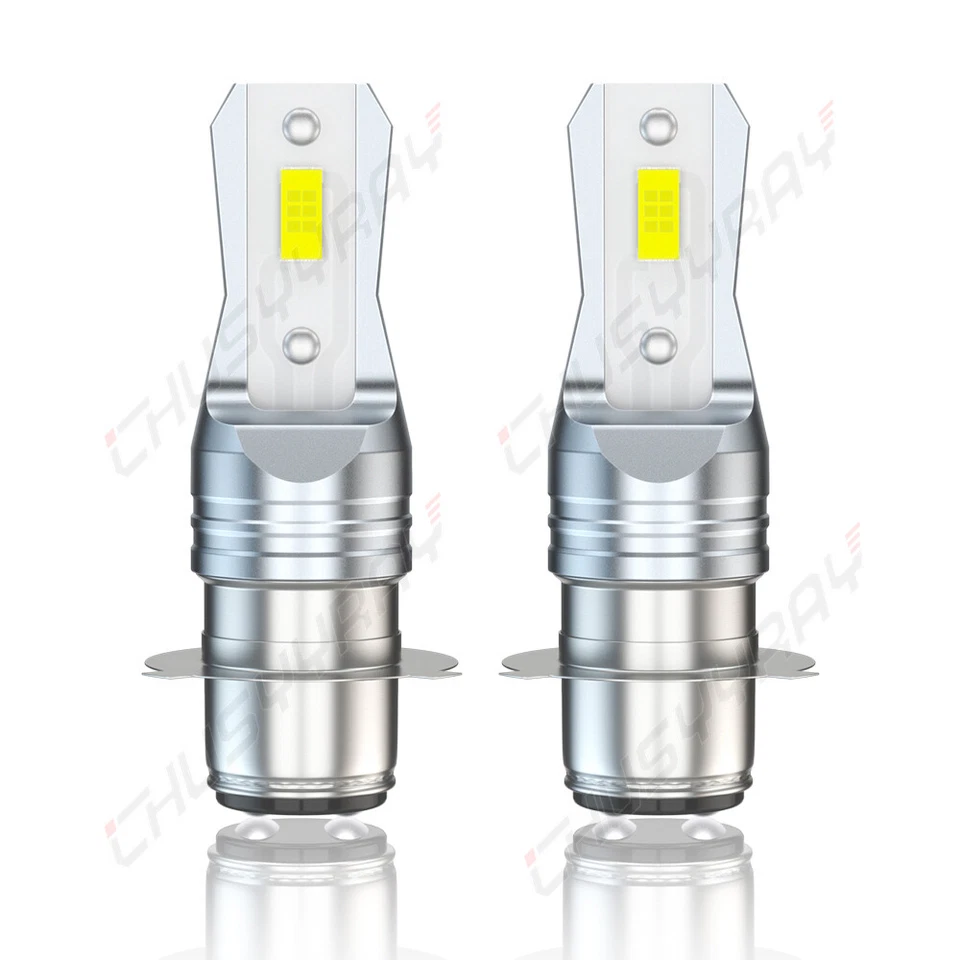 Para Yamaha Big Bear 350 YFM350FW 4x4 1987-1999 - Kit de bombillas faros LED 6500K Foto 2 de 4