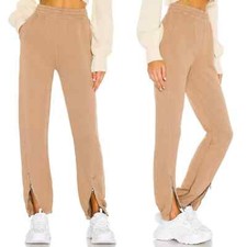 n:philanthropy Blazer Jogger 100 Cotton Neutral Zip Ankle Sweatpants In Camel M
