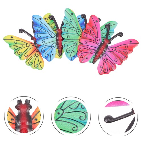 GXGM 4 Pcs 12cm 4 Couleurs Décorations De Jardin Libellule