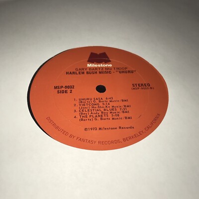 NM- Gary Bartz NTU Troop Harlem Bush Music Uhuru Vinyl 1973 Andy