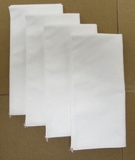 21" Square White Cloth 4-Pk Use for Dinner Napkins or Crafting