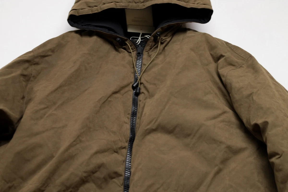 Our Legacy Men's Vintrospec Reversible Parka TM8 Olive Wax Neo Nylon EU:52 US:36