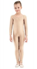 Girls Unitards Gymnastics Long Sleeves Full Body Ballet Leotards for Costumes...