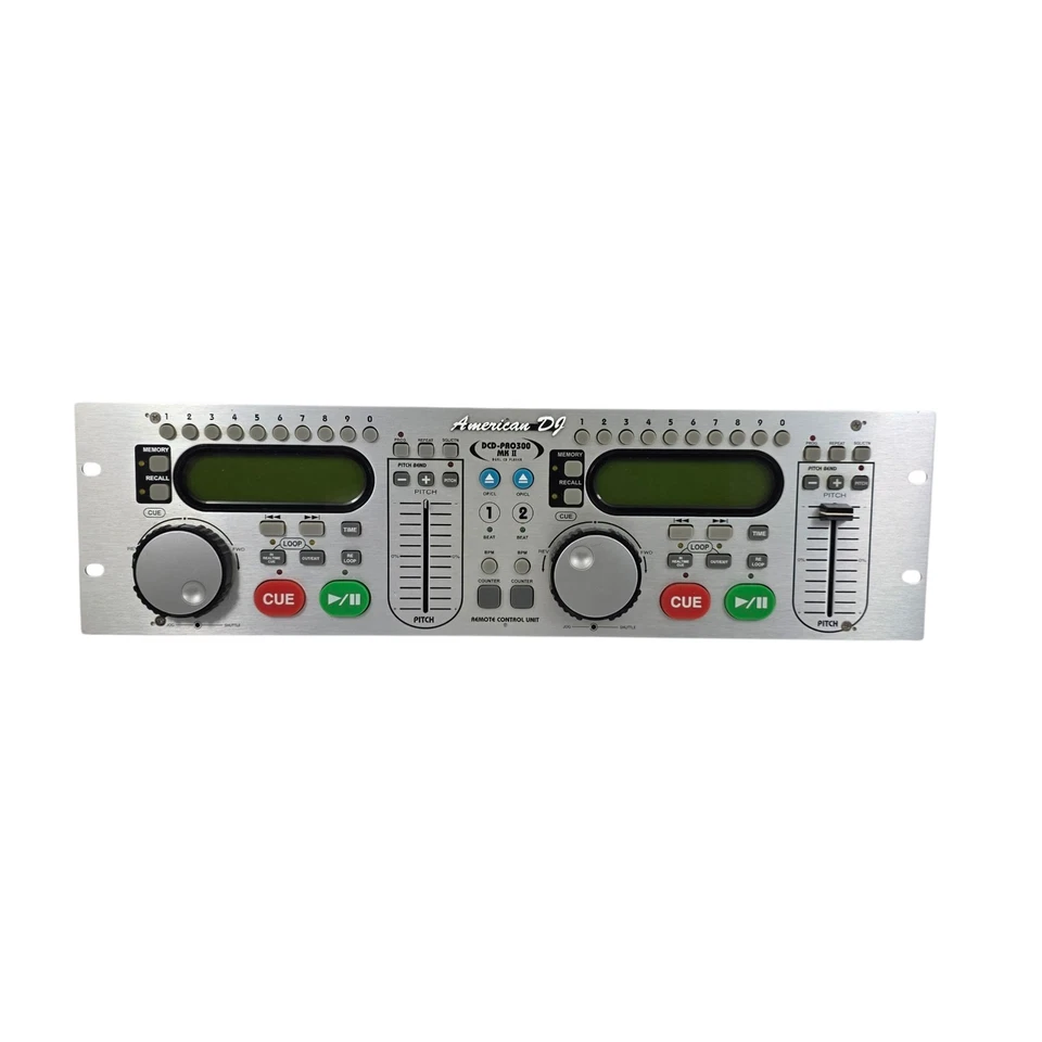🎧 American DJ DCD-PRO300 MKII Dual CD Player Remote Control Unit Foto 2 de 4
