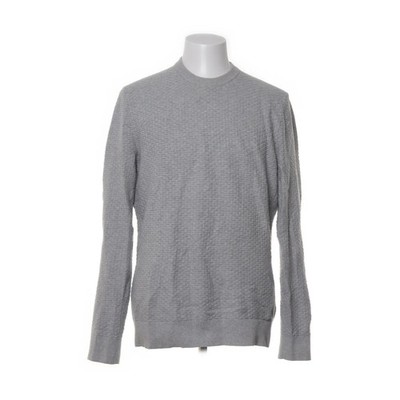 J.Lindeberg, Strickpullover, Größe: L, Hector Mini Structure, Grau #sjC