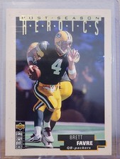 1995 Upper Deck  Post-Season Heroics Brett Favre #13 Gold