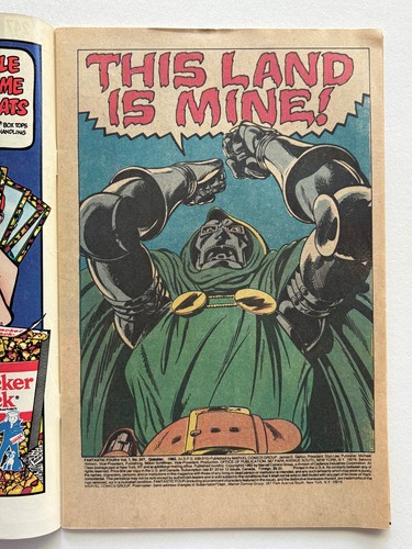 Fantastic Four #247 (1982) 1st appearance son of Doctor Doom - Picture 4 of 5