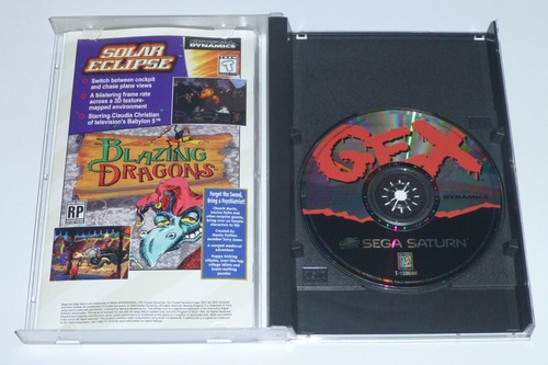 GEX - Sega Saturn Game, Complete CIB, Tested/Working - Picture 3 of 5