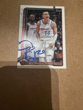 Erik Spoelstra Signed Miami Heat Team Card.