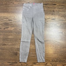 Spanx Jeggings Womens Small Light Gray Denim Pull On Stretch Pants Leggings