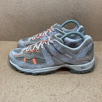 Quechua Arpenaz Flex L Women s Hiking Shoes US 8 Gray Orange Trail Sneakers