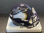 Daunte Culpepper Autographed Minnesota Vikings Mini Helmet Schwartz COA