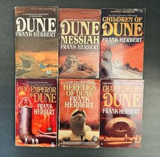 Frank Herbert DUNE Complete Original Paperback Set Books 1-6 Lot Series Berkley