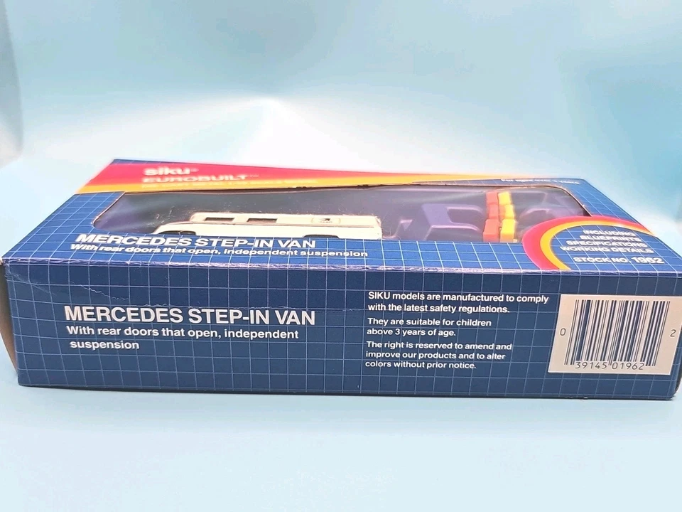 Siku US Mail Delivery Mercedes Step In Van 1/55 Diecast #1962 - Image 4 of 4