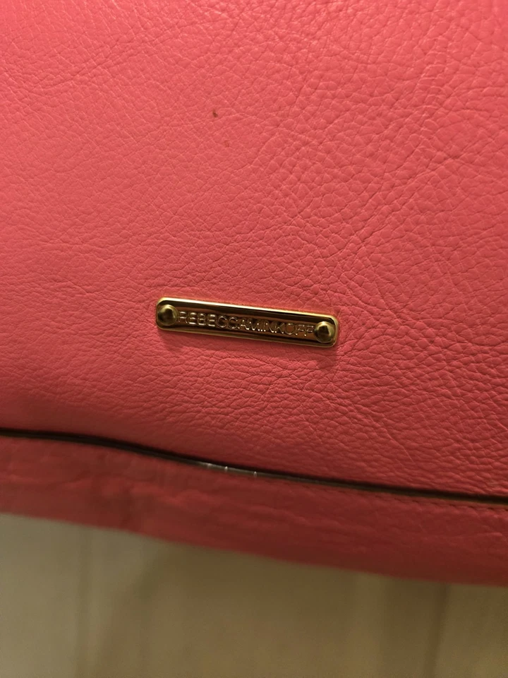 rebecca minkoff mab Medium Tote /bag Gray/neon Pink NWT  - Image 3 of 4