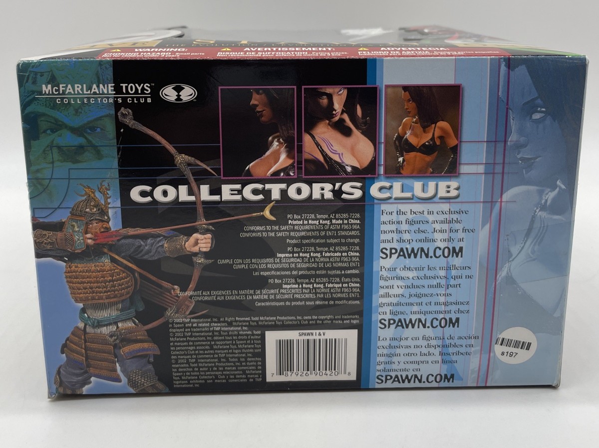 McFarlane Spawn Evolution 2-pack Spawn 1 & 5 Series 1 & 17