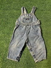 Osh Kosh Baby Bgosh Overalls Toddler Size 18 Months Blue Denim Vestbak