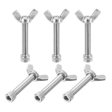 6 Sets 1-1/2" Bat Pins 304 Stainless Steel Pottery Pins Fits Throwing Wheel