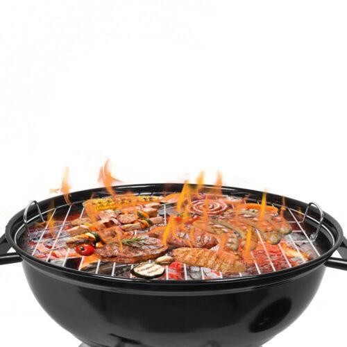 18" Round Kettle Charcoal BBQ - 18 Inch Barbecue Grill Oven With Wheel