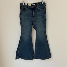 NEW Wrangler Retro Jeans Women's 31 X 30 Bailey High Rise Flare Bell Bottoms