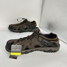 Eddie Bauer Rainer Brown Sandals Men 13 M DrawString