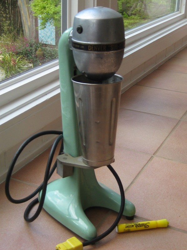 Vintage Hamilton Beach Milkshake Mixer #30 w Rare Pivoting Shake Holder, Hubbell