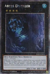 Abyss Dweller RA02-EN033 Platinum Secret Rare 1st Edition