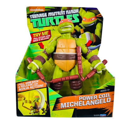 #ad #ad Playmates Nickelodeon Teenage Mutant Ninja TMNT Turtle Power Coil Michaelangelo $39.99