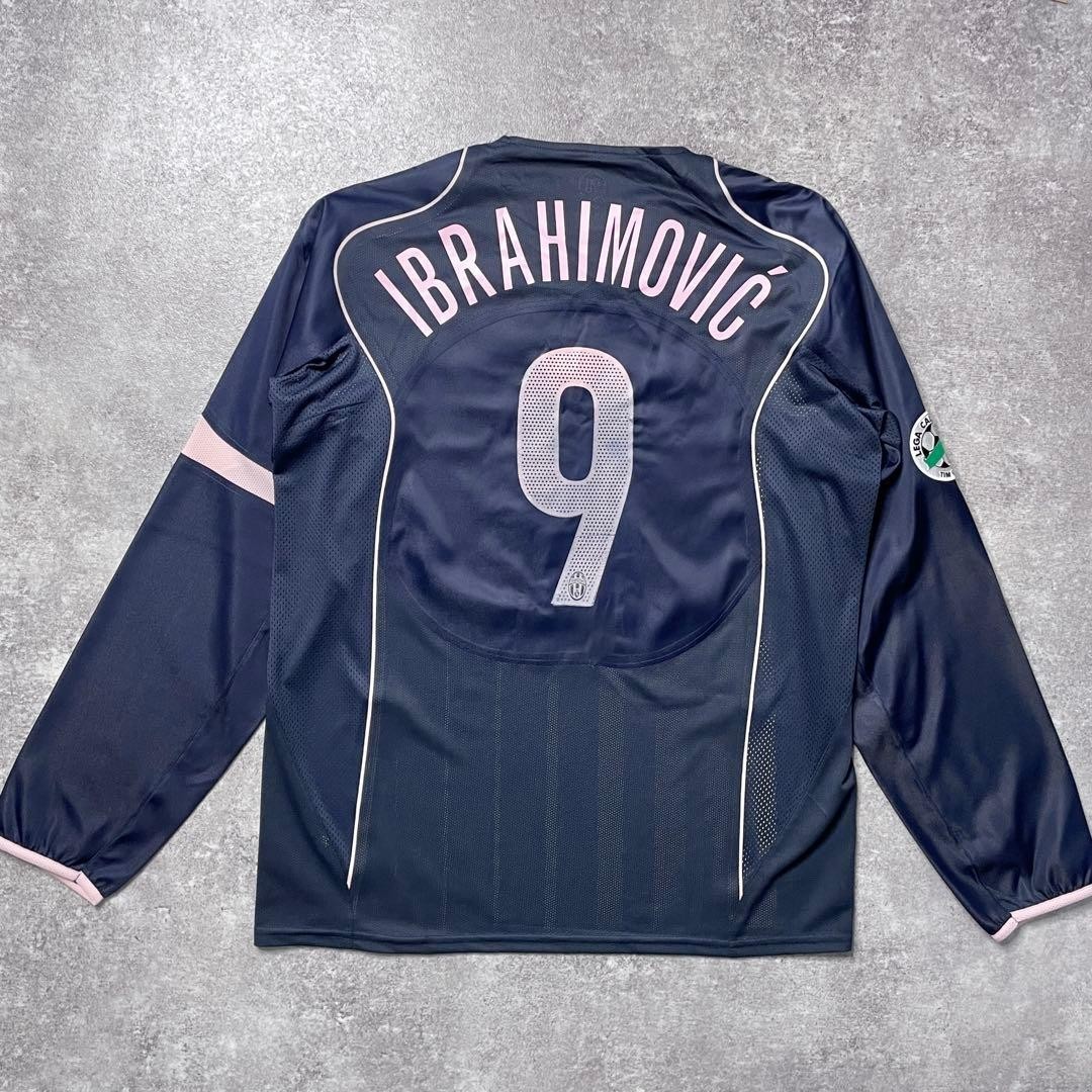 Zlatan Ibrahimović #9 Juventus 04-05 Away L/S Jersey Nike XL Match
