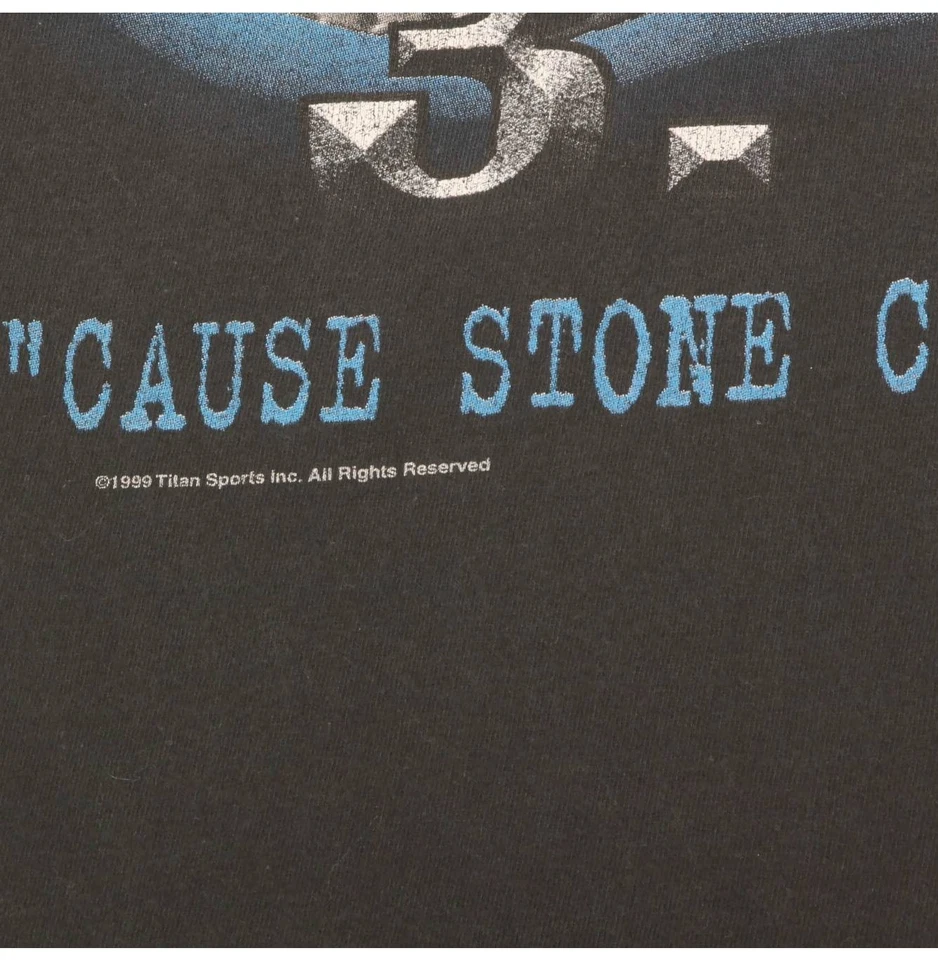 Винтажная футболка 90-х WWF Stone Cold Steve Austin Said So Rattlesnake 3:16 XL 109 - Изображение 4 из 4