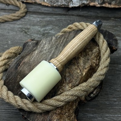 Leather Nylon Hammer 1.85'' Head Jewelry Craft Mallet Non Marring Tool DIY Craft