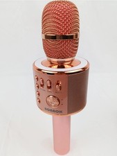 BONAOK Wireless Bluetooth Karaoke Microphone 3-In-1 Portable Handheld Mic Speake