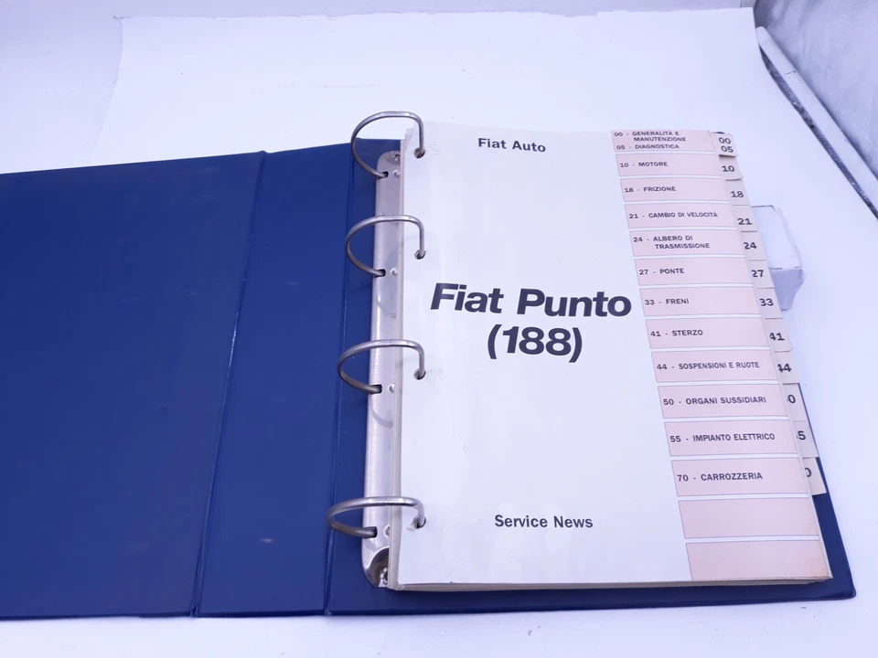 Manuale officina Fiat Punto 188 informazioni del servizio e Service News ed 1999 - Immagine 4 di 4