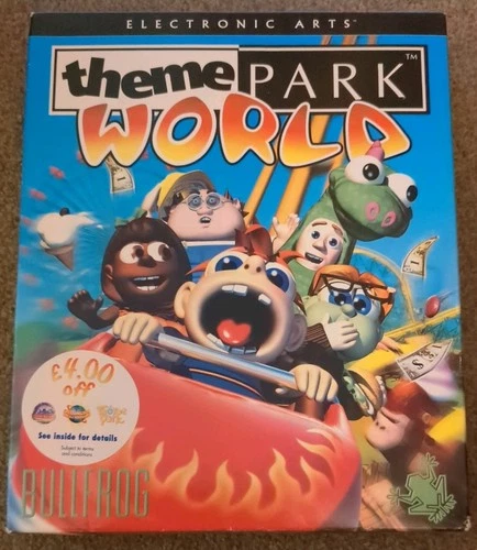 Theme Park World PC CD-ROM Big Box complete with manual