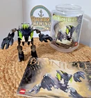 LEGO Bionicle Nuhvok 8561 - Vintage Figure w/ Manual & Pod (No Lid) - 2002