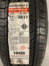 2 New 225 65 17 102h Summit Ultra Max As All Season Tires 2 New 225 65 17 102h Summit Ultra Max As All Season Tires
